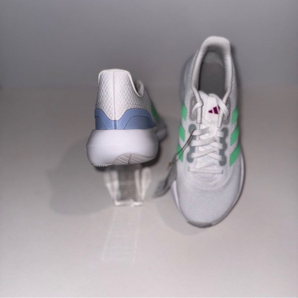 Adidas White Sneakers with Green Accents - Picture 4 of 9